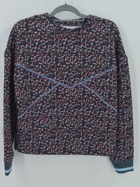 Addison Bay Polished Double Knit Everyday Pullover Sweatshirt Side Zip Print Sma